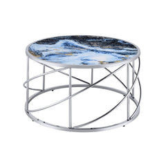 Lyda Blue Coffee Table - Ornate Home