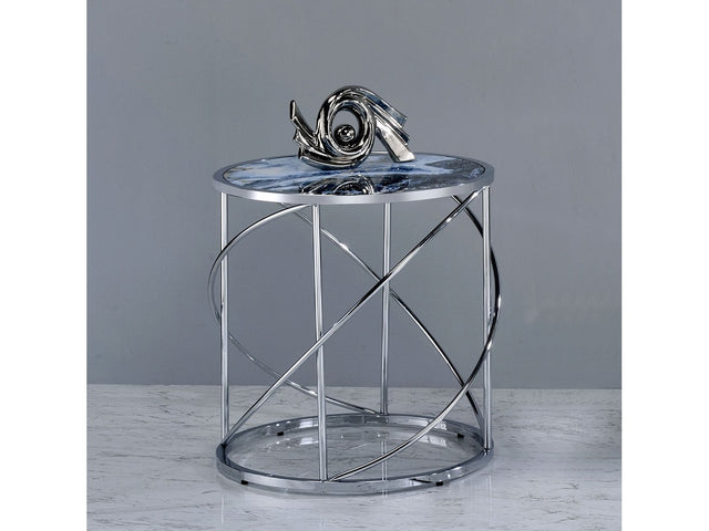 Lyda Blue End Table - Ornate Home