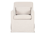 Lydia Beige Slipcover Dining Chair - Ornate Home