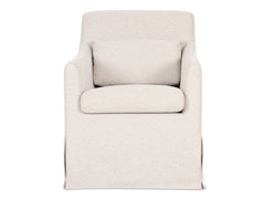 Lydia Beige Slipcover Dining Chair - Ornate Home