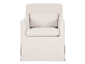 Lydia Beige Slipcover Dining Chair - Ornate Home
