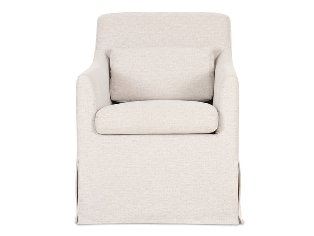Lydia Beige Slipcover Dining Chair - Ornate Home