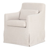 Lydia Beige Slipcover Dining Chair - Ornate Home