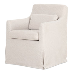 Lydia Beige Slipcover Dining Chair - Ornate Home