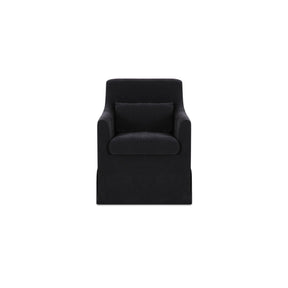 Lydia Black Slipcover Dining Chair - Ornate Home