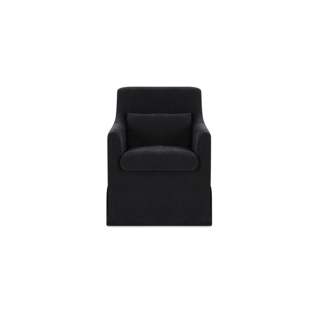 Lydia Black Slipcover Dining Chair - Ornate Home