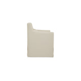 Lydia Cream Outdoor Slipcover Dining Chair - Ornate Home
