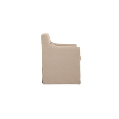Lydia Light Brown Outdoor Slipcover Dining Chair - Ornate Home