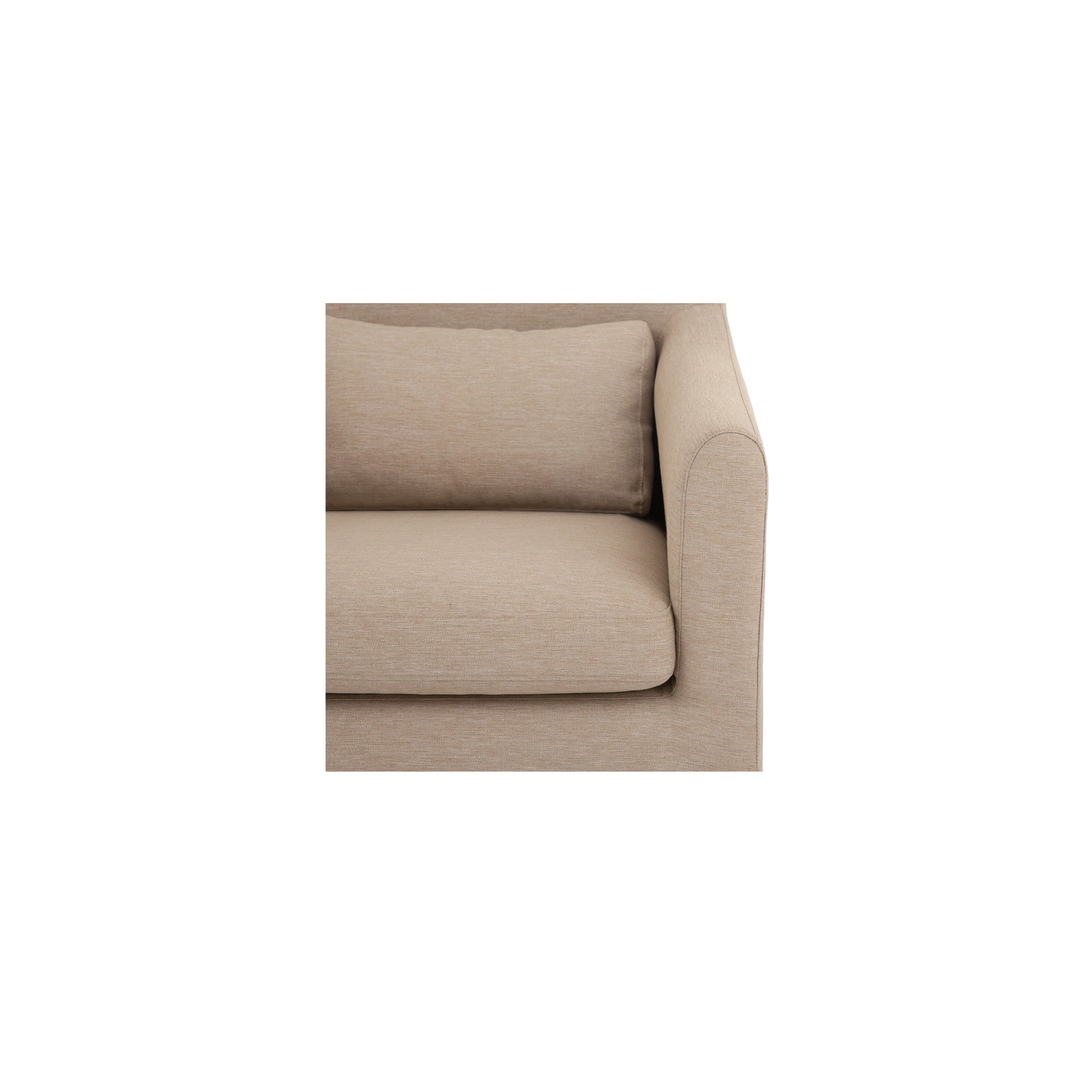 Lydia Light Brown Outdoor Slipcover Dining Chair - Ornate Home