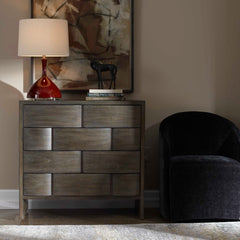 Lydon Brown 4 Drawer Finish Chest - Ornate Home