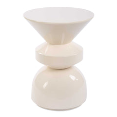 Lyford White Modern Accent Table - Ornate Home