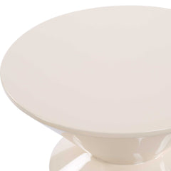 Lyford White Modern Accent Table - Ornate Home