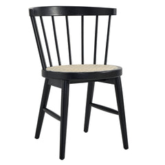 Lykke Black Curved Spindle Back Dining Chairs (Set of 2) - Ornate Home