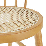 Lykke Natural Curved Spindle Back Dining Chairs (Set of 2) - Ornate Home