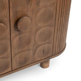 Lyle Artisan Brown 4 Door Cabinet - Ornate Home