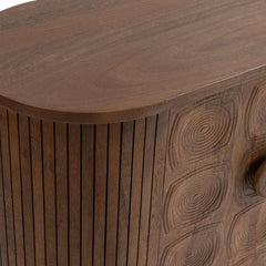 Lyle Artisan Brown 4 Door Cabinet - Ornate Home