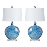 Lyle Blue Table Lamp - Ornate Home