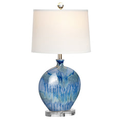 Lyle Blue Table Lamp (Set of 2) - Ornate Home