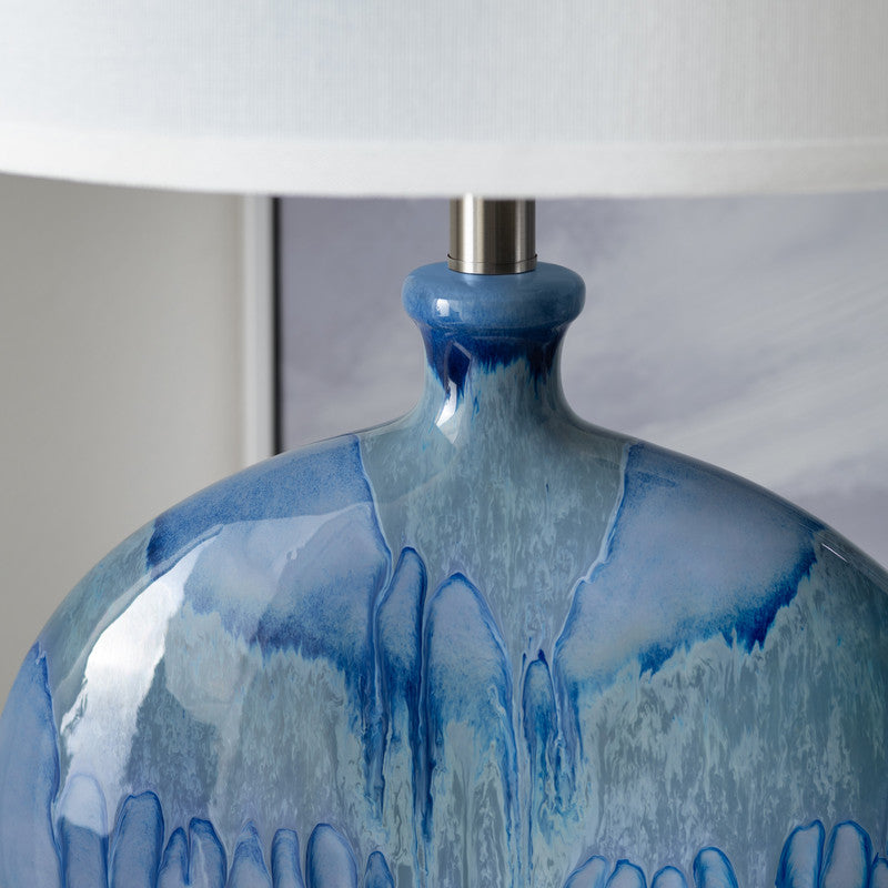 Lyle Blue Table Lamp (Set of 2) - Ornate Home