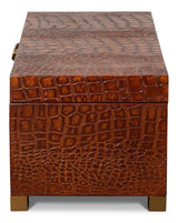 Lyle Brown Leather Box - Ornate Home