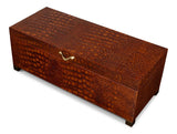 Lyle Brown Leather Box - Ornate Home