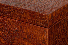 Lyle Brown Leather Box - Ornate Home