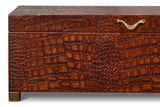 Lyle Brown Leather Box - Ornate Home