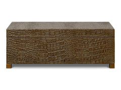 Lyle Green Leather Box - Ornate Home