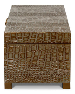 Lyle Green Leather Box - Ornate Home