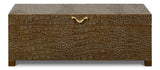 Lyle Green Leather Box - Ornate Home