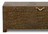 Lyle Green Leather Box - Ornate Home