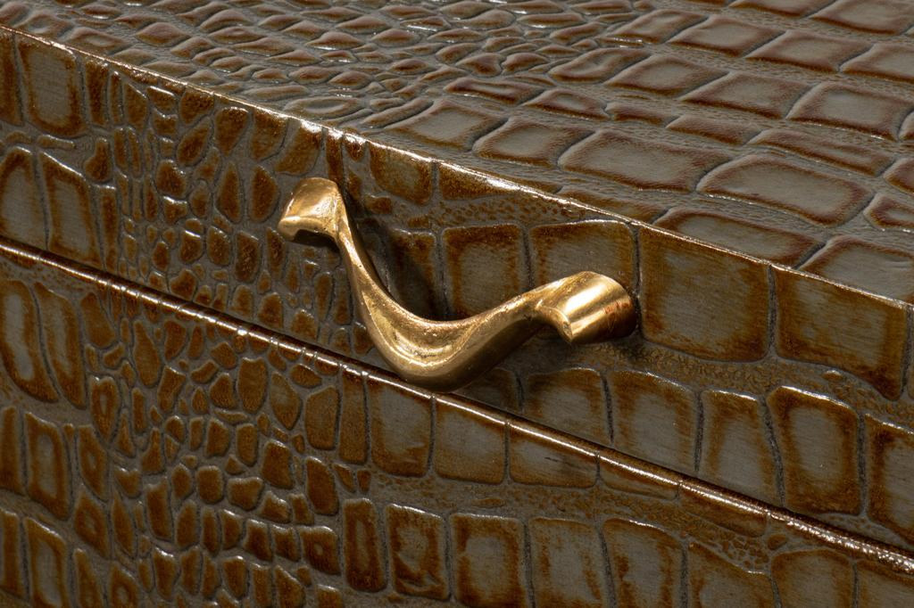 Lyle Green Leather Box - Ornate Home