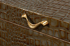 Lyle Green Leather Box - Ornate Home