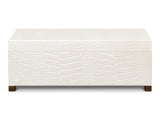 Lyle Ivory Leather Box - Ornate Home