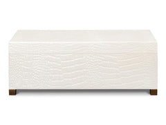 Lyle Ivory Leather Box - Ornate Home