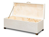 Lyle Ivory Leather Box - Ornate Home