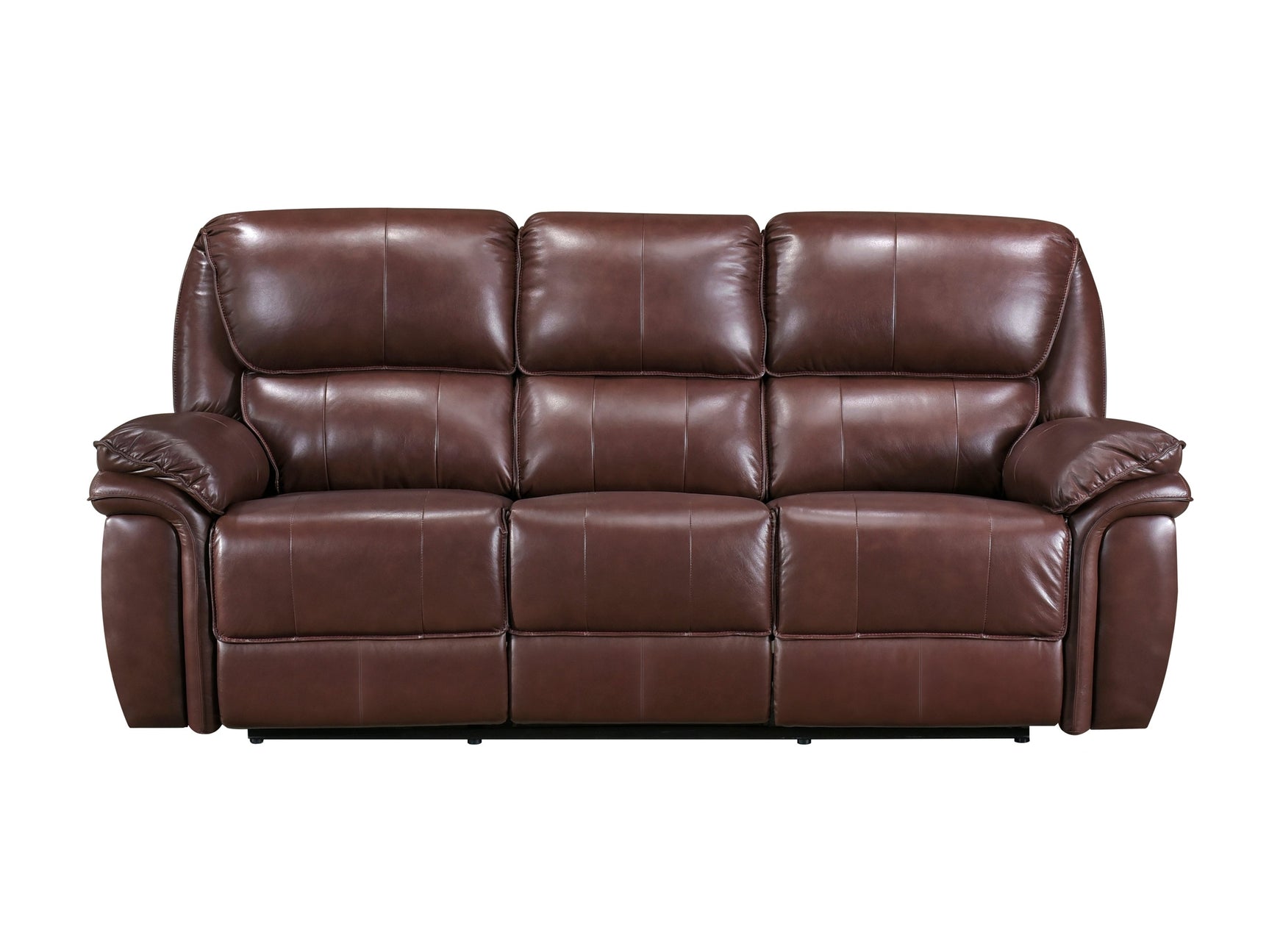 Lyman Brown Double Reclining Sofa - Ornate Home