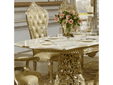 Lymington Gold Rectangle Dining Table / HD-1812 - Ornate Home