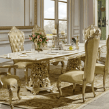 Lymington Gold Rectangular 7 Pc Dining Set / HD-1812 - Ornate Home