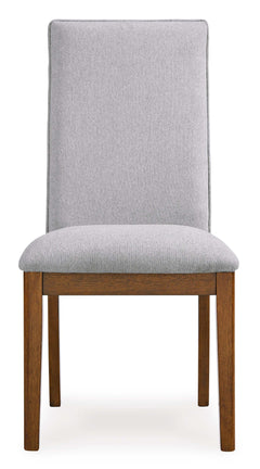 Lyncott Beige & Brown Dining Chair (Set of 2) - Ornate Home