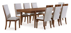 Lyncott Beige & Brown Dining Chair (Set of 2) - Ornate Home