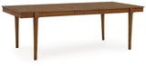 Lyncott Beige/Brown Extension Dining Table w/ 6 Chairs (Online Special Price) - Ornate Home