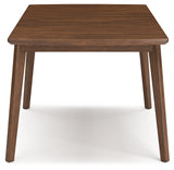 Lyncott Beige/Brown Extension Dining Table with 4 Chairs (Online Special Price) - Ornate Home