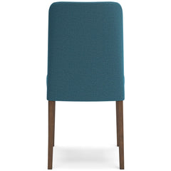 Lyncott Blue & Brown Dining Chair (Set of 2) - Ornate Home