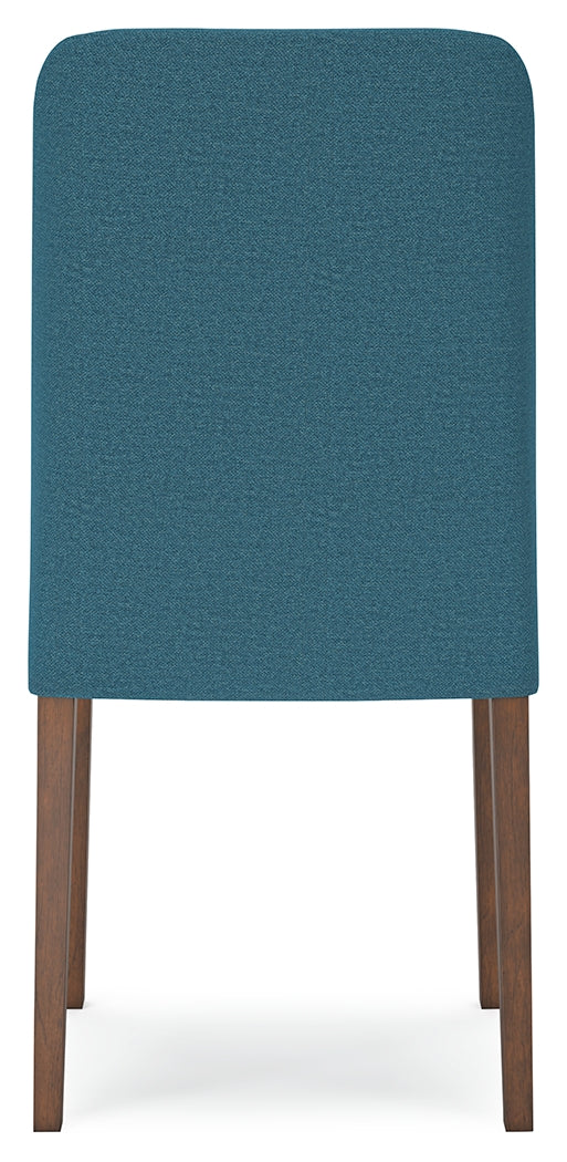 Lyncott Blue/Brown Extension Dining Table and 4 Chairs (Online Special Price) - Ornate Home