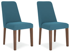 Lyncott Blue/Brown Extension Dining Table and 6 Chairs - Ornate Home