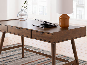 Lyncott Brown 60" Home Office Desk - Ornate Home