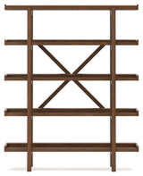 Lyncott Brown 70" Bookcase (Online Special Price) - Ornate Home