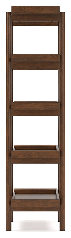 Lyncott Brown 70" Bookcase - Ornate Home