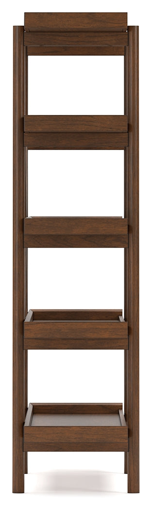Lyncott Brown 70" Bookcase - Ornate Home